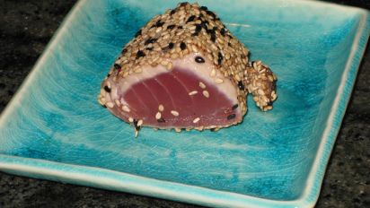 Seared Sesame Crusted Tuna Recipe Food Com