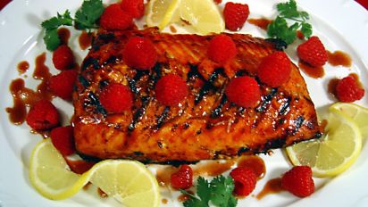 Mean Chef S Grilled Salmon With Red Currant Glaze Recipe Food Com