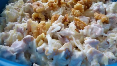 Fruit Nut Hawaiian Chicken Salad Recipe Food Com