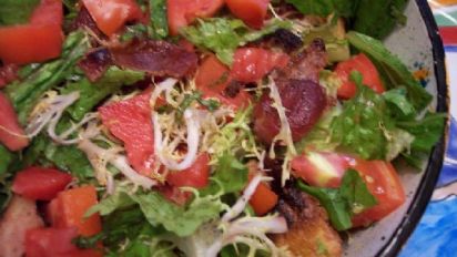No Mayo Blt Salad Recipe Food Com