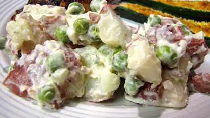Creamy Pea Potato Salad Recipe Food Com
