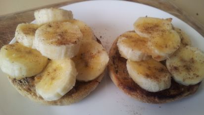 Breakfast On An English Muffin Recipe Food Com It's no secret that peanut butter ranks is one of my favorite foods and i like to find ways to add it into. breakfast on an english muffin