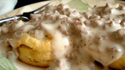 Gravy With Sausage Or Hamburger Recipe Food Com