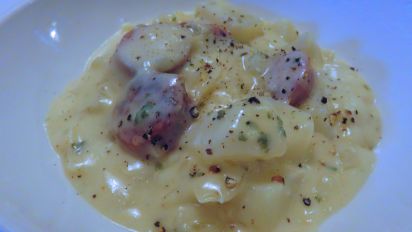 Sausage Potato And Sauerkraut Soup Recipe Food Com