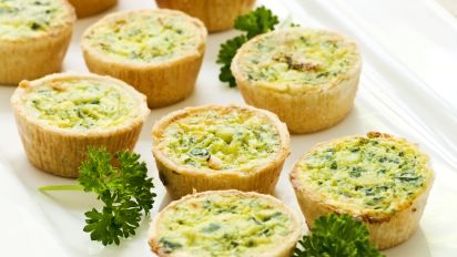 Spinach Brie Bacon Mini Quiche Recipe Food Com