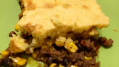 Corn Bread Ground Beef Casserole Recipe Food Com