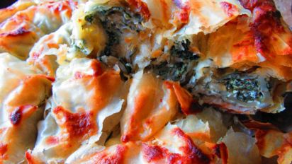 Filo Pie With Nettles And Yoghurt Recipe Food Com