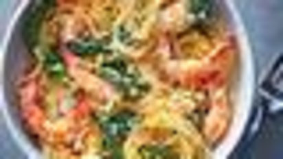 Spaghetti Squash Shrimp Scampi Recipe Food Com