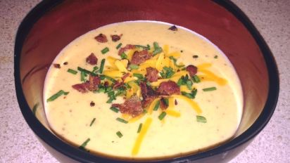 Saltgrass Style Baked Potato Soup Recipe Food Com