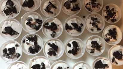 Rum Chata Oreo Cookie Pudding Shots Recipe Food Com,Different Types Of Countertops