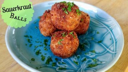 Fried Sausage Sauerkraut Balls Recipe Food Com