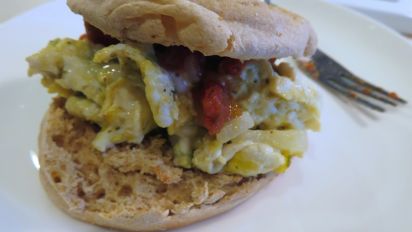 Weight Watchers Mexican Scrambled Egg Sandwiches Recipe Food Com Synder's cheese crisp crackers how does weight watchers work? weight watchers mexican scrambled egg sandwiches