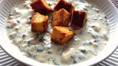 Rich Chicken Florentine Soup Recipe Food Com