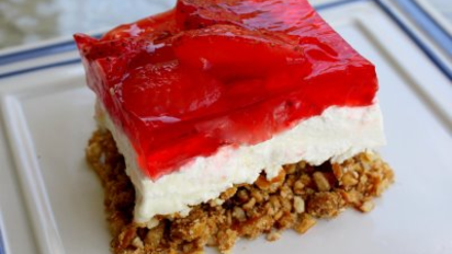 Strawberry Pretzel Salad Recipe Food Com