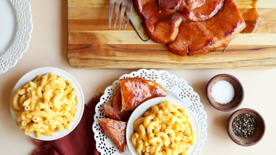 Maple-Glazed Ham Steak