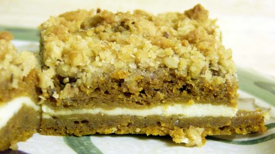 Pumpkin Cheese Praline Bars
