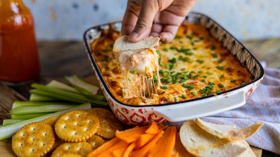 Kickin' Buffalo Chicken Dip