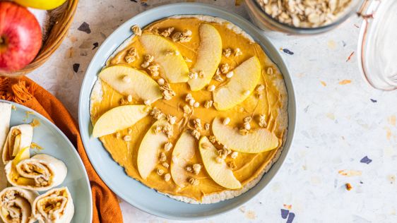 Crunchy Peanut Butter Wraps