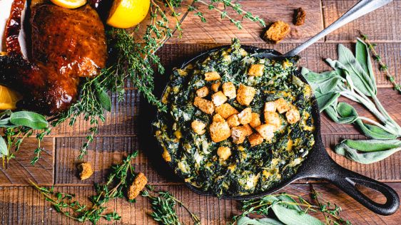 "How I got my family to eat spinach" Spinach Casserole