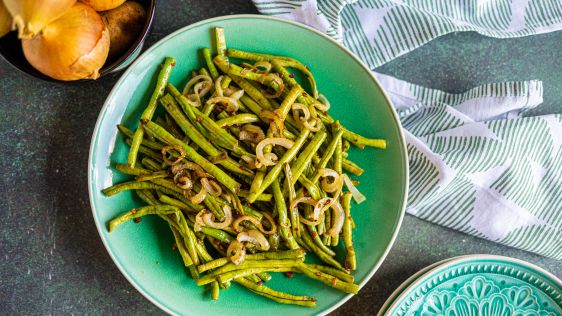 Green Beans with Onions