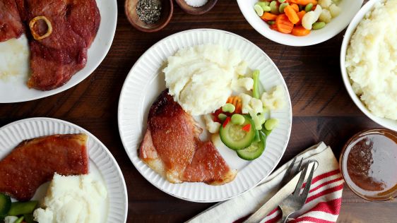 Grilled Ham With Glaze