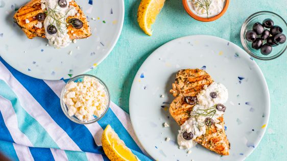 Grilled Greek Chicken Breasts