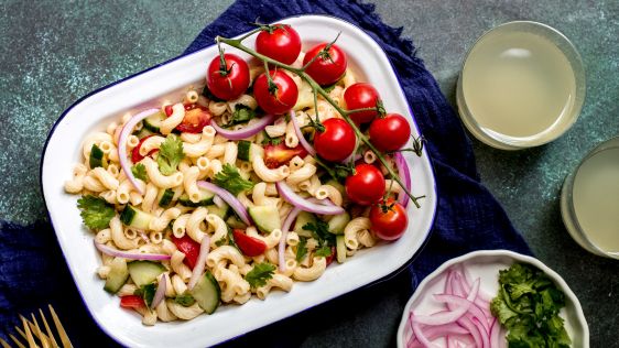 Cucumber Cilantro Pasta Salad