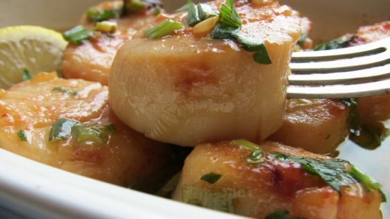 Sea Scallops With Sauce Meuniere