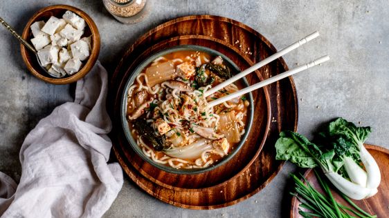 Grandma's Kimchi Noodle Soup
