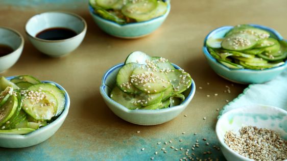 Sunomono (Sesame Cucumber Salad)