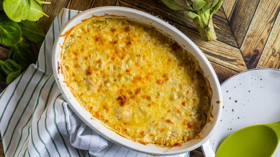 Artichoke & Chicken Bake