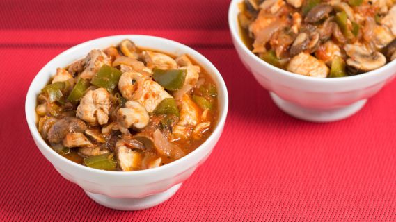 Crock Pot Chicken Cacciatore