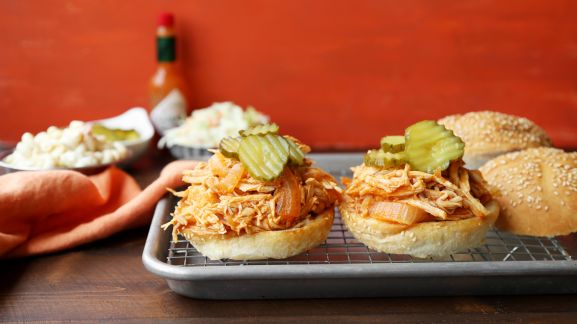 Pulled Chicken Sandwiches