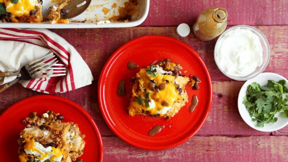 Ground Turkey Tortilla Casserole