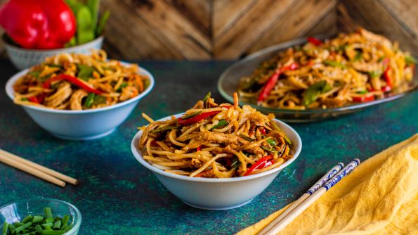 Chinese-Inspired Chicken Noodle Salad