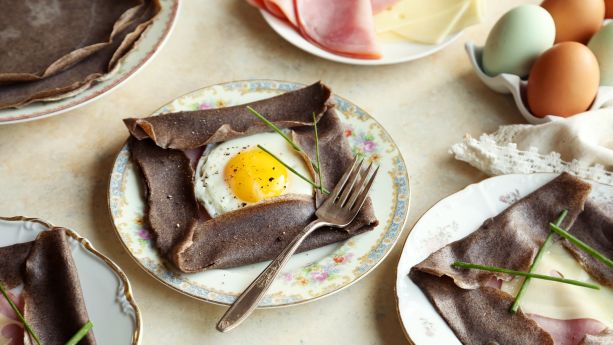 Galettes Bretonnes (Buckwheat Crêpes)