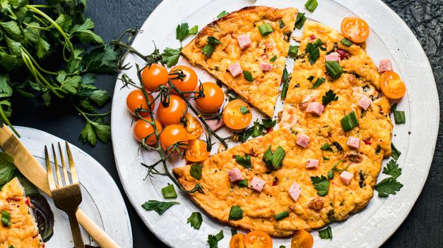 Baked Cheese Omelette