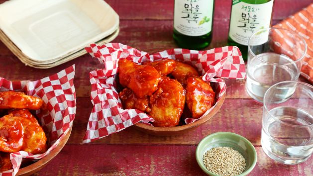 Yangnyeom Chikin (Spicy Korean Fried Chicken)