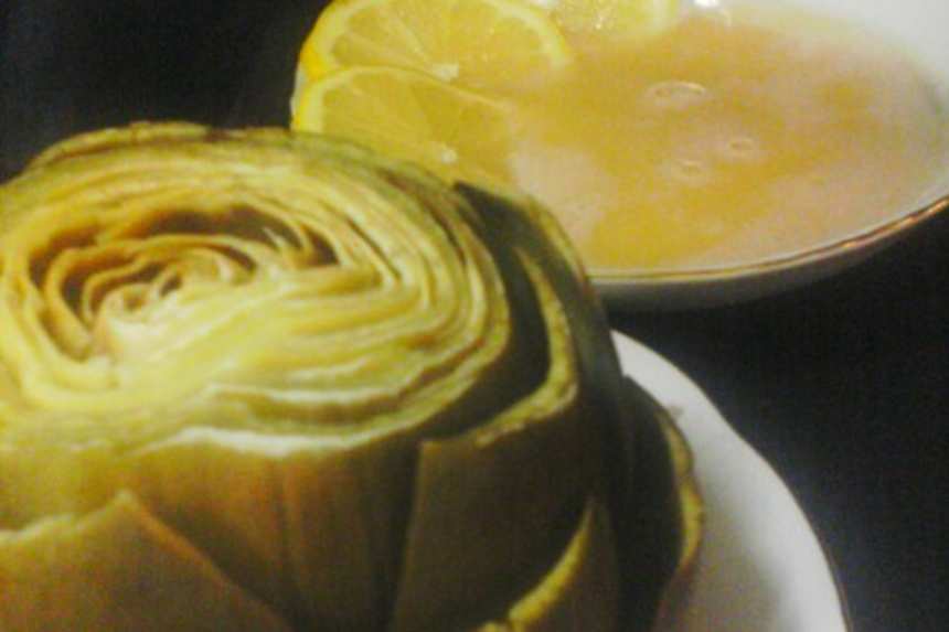 Storage and reheating cooked artichokes