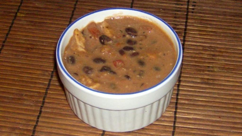 Creamy Chicken Taco Soup with Toppings