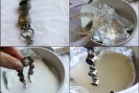 Brighten up the jewels in your life with this DIY Homemade Jewelry Cleaner.  Safe for gold, silver,…
