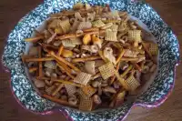 Homemade Texas Trash Spicy Chex Mix Recipe (Dairy Free)