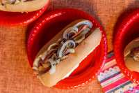 Devilish Chili-Cheese Dogs Recipe, Rachael Ray