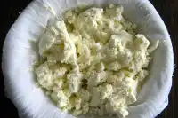 Homemade cottage cheese