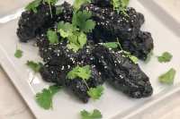 Squid Ink Chicken Wings Recipe 