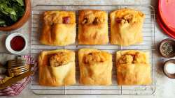 chicken in a sleeping bag