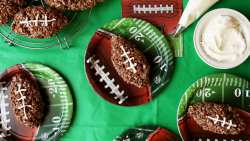 cocoa krispie football treats