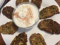 photo of Kabak Mücveri (Turkish Zucchini Fritters)
