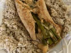 photo of Simple Chicken Asparagus Rolls