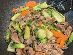 photo of Stir-Fried Pork With Bok Choy and Oyster Sauce
